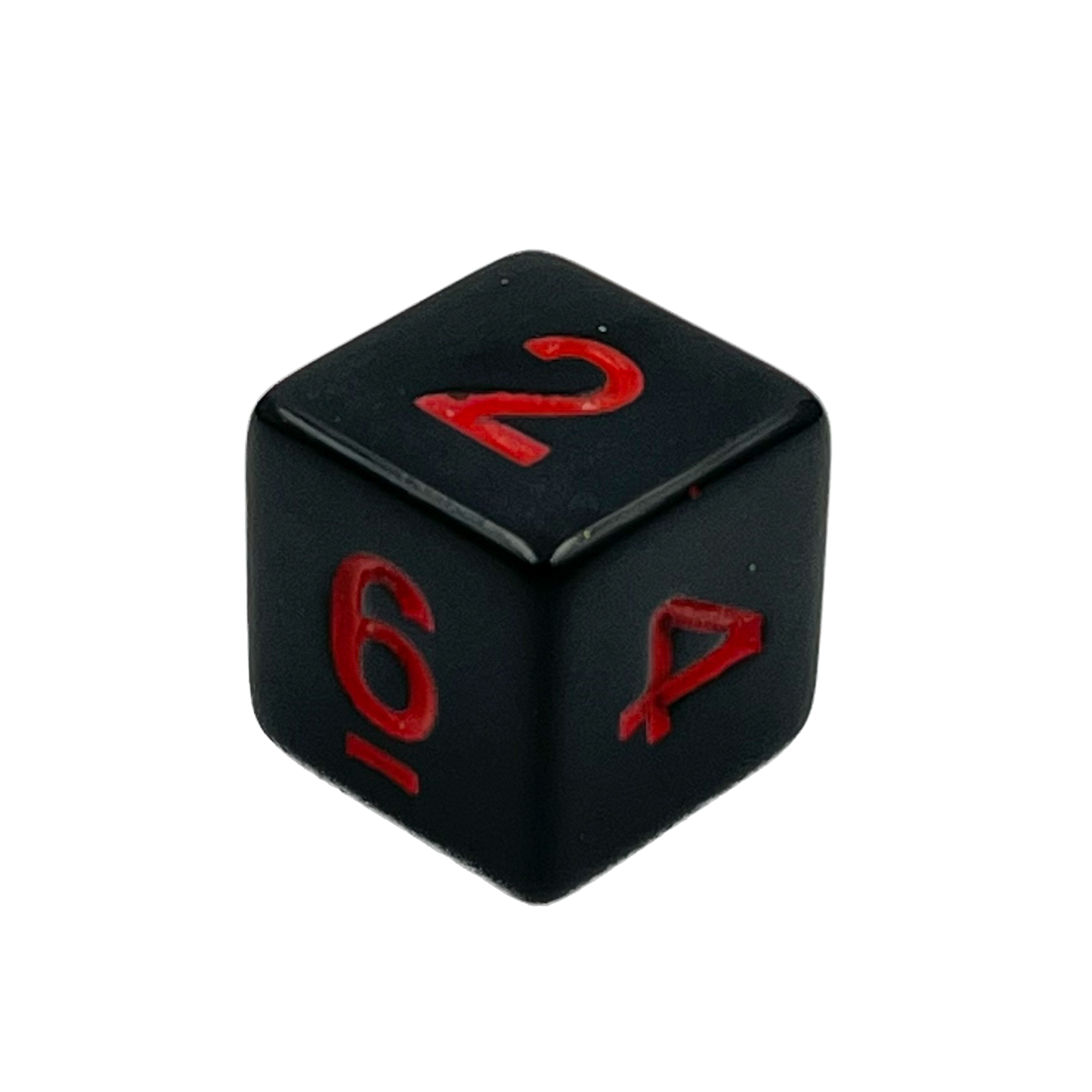 D6 Würfel Black/Red