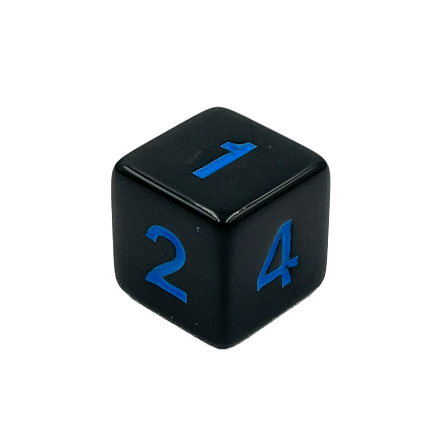 D6 Würfel Black/Blue