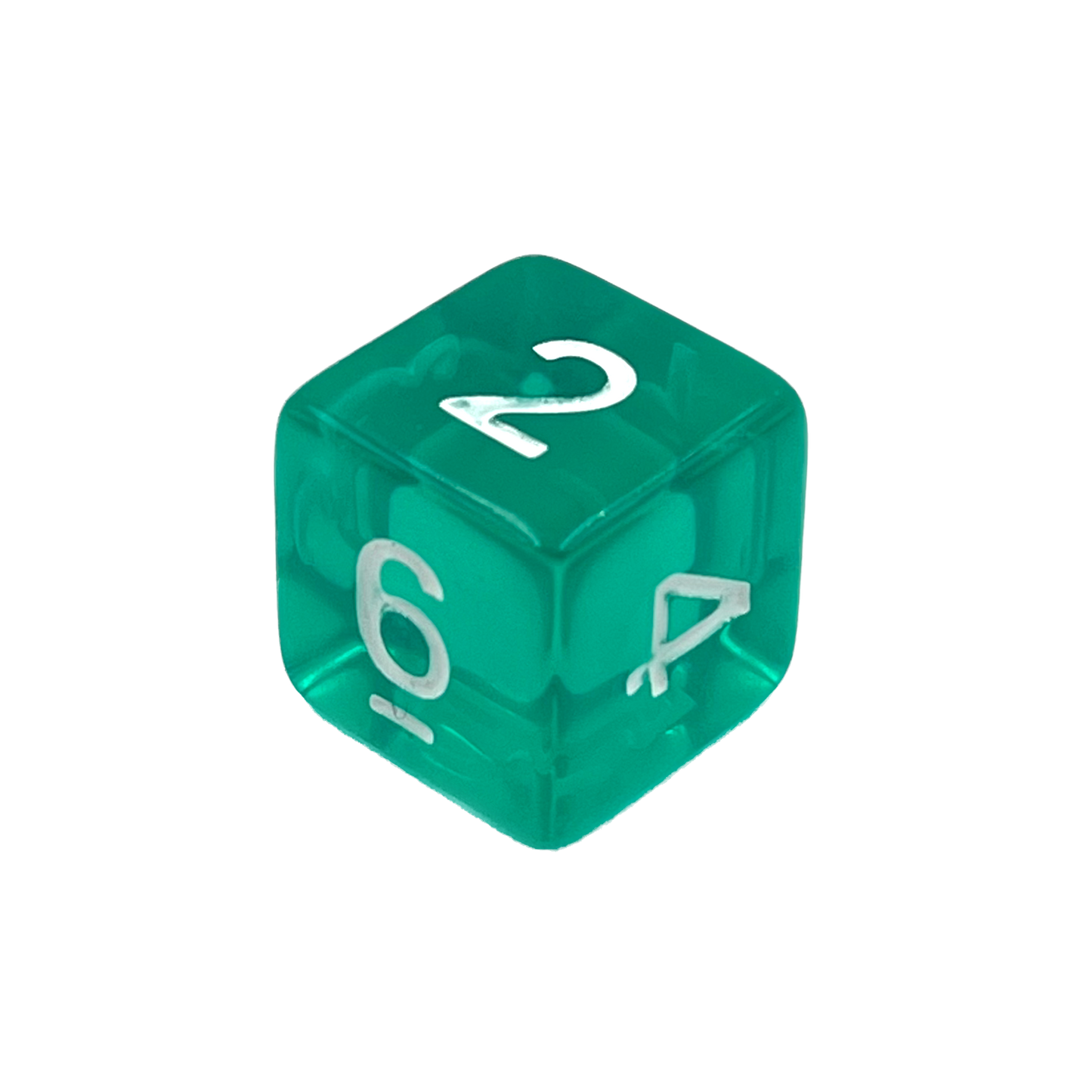 D6 Würfel Transparent Ice Mint