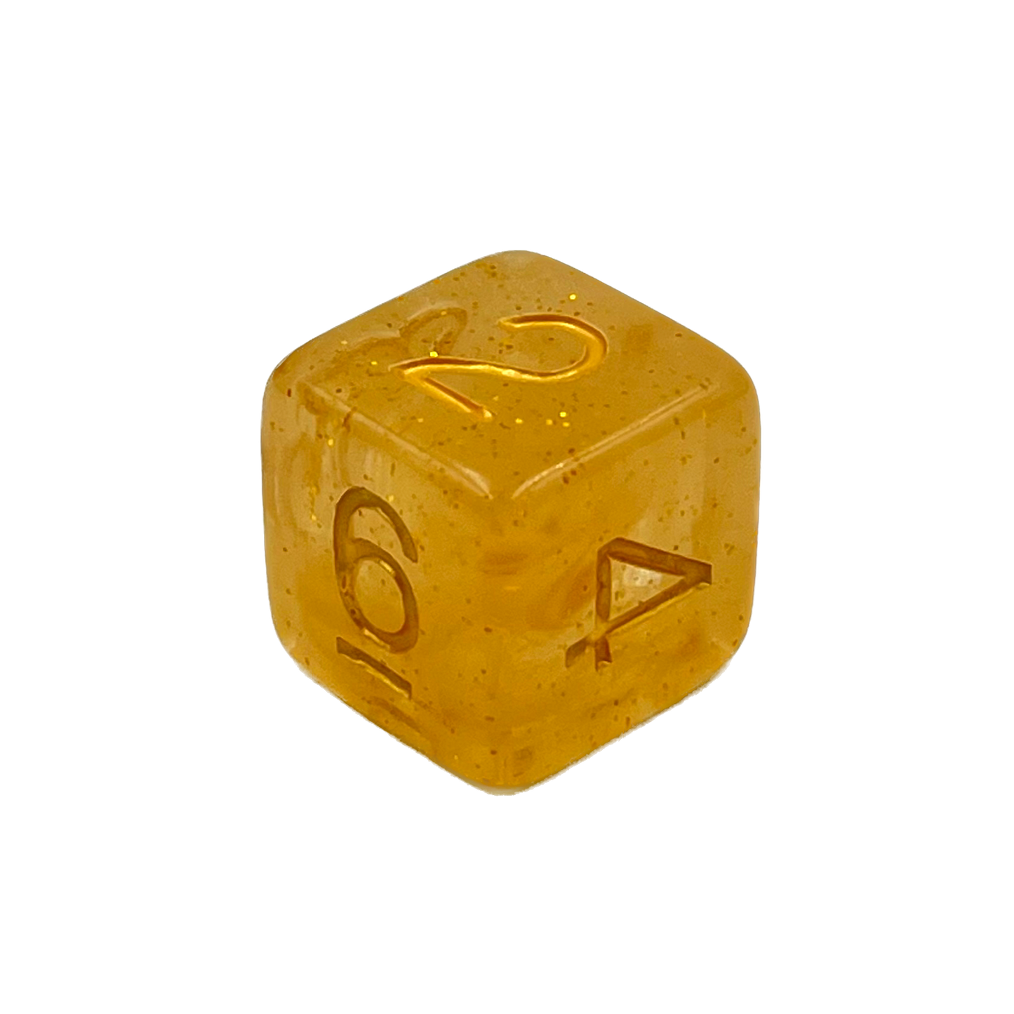 D6 Würfel Nebula Beige Glitter