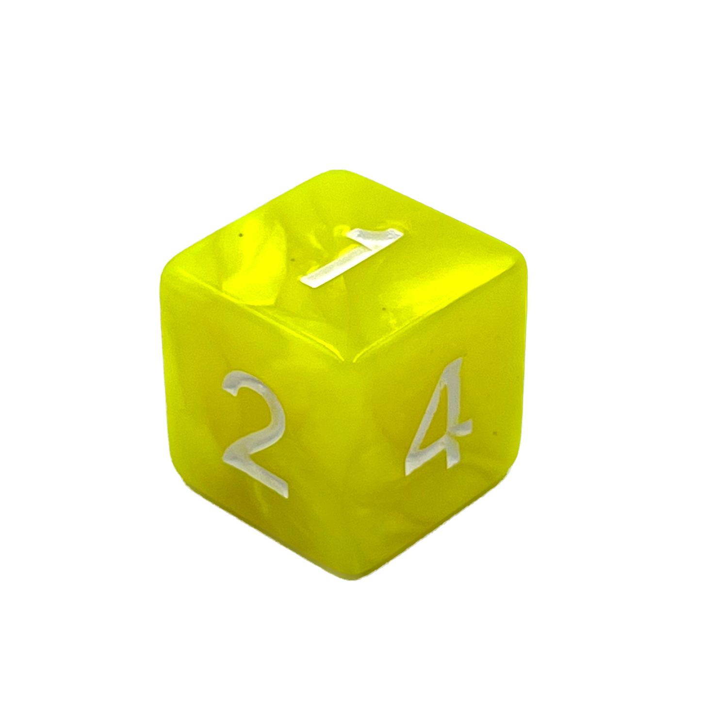D6 Würfel Pearl Yellow