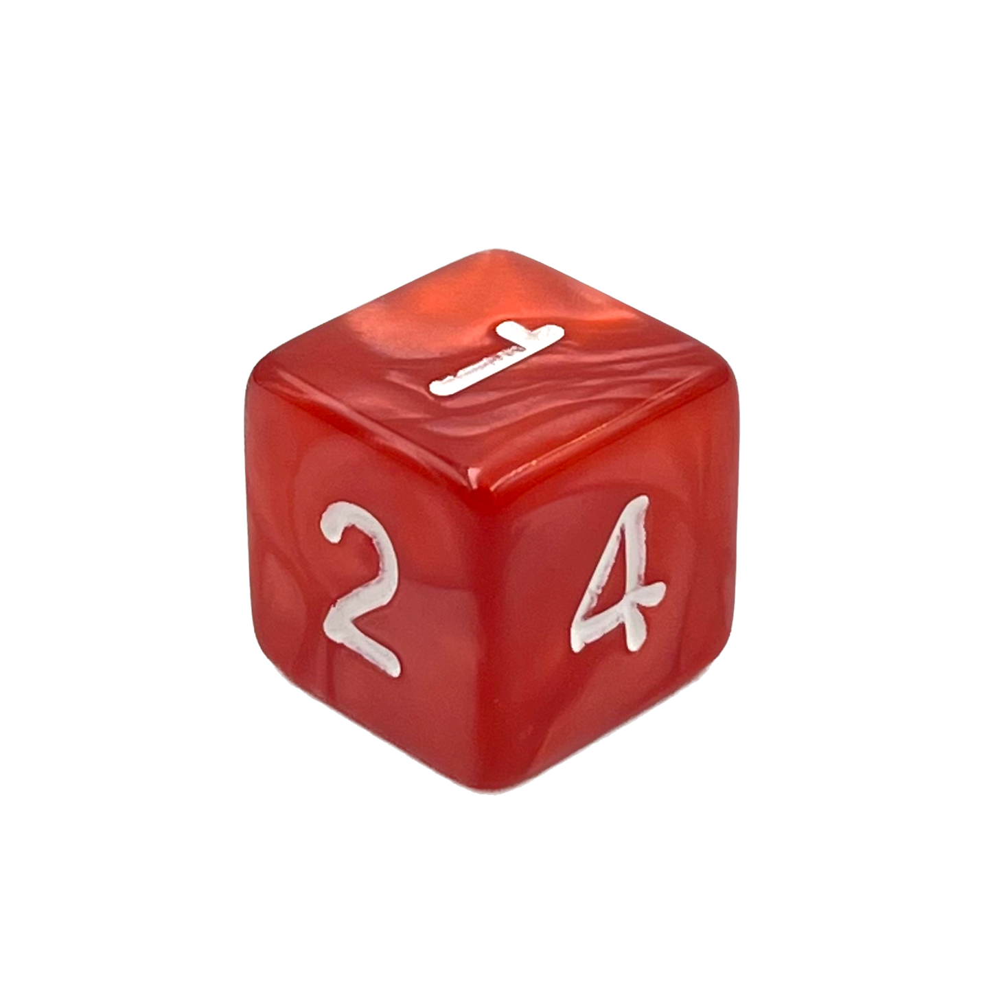 D6 Würfel Pearl Red