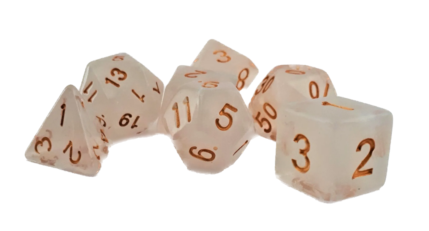 7-teiliges RPG Würfelset Galaxy: Cocktail Pina Colada