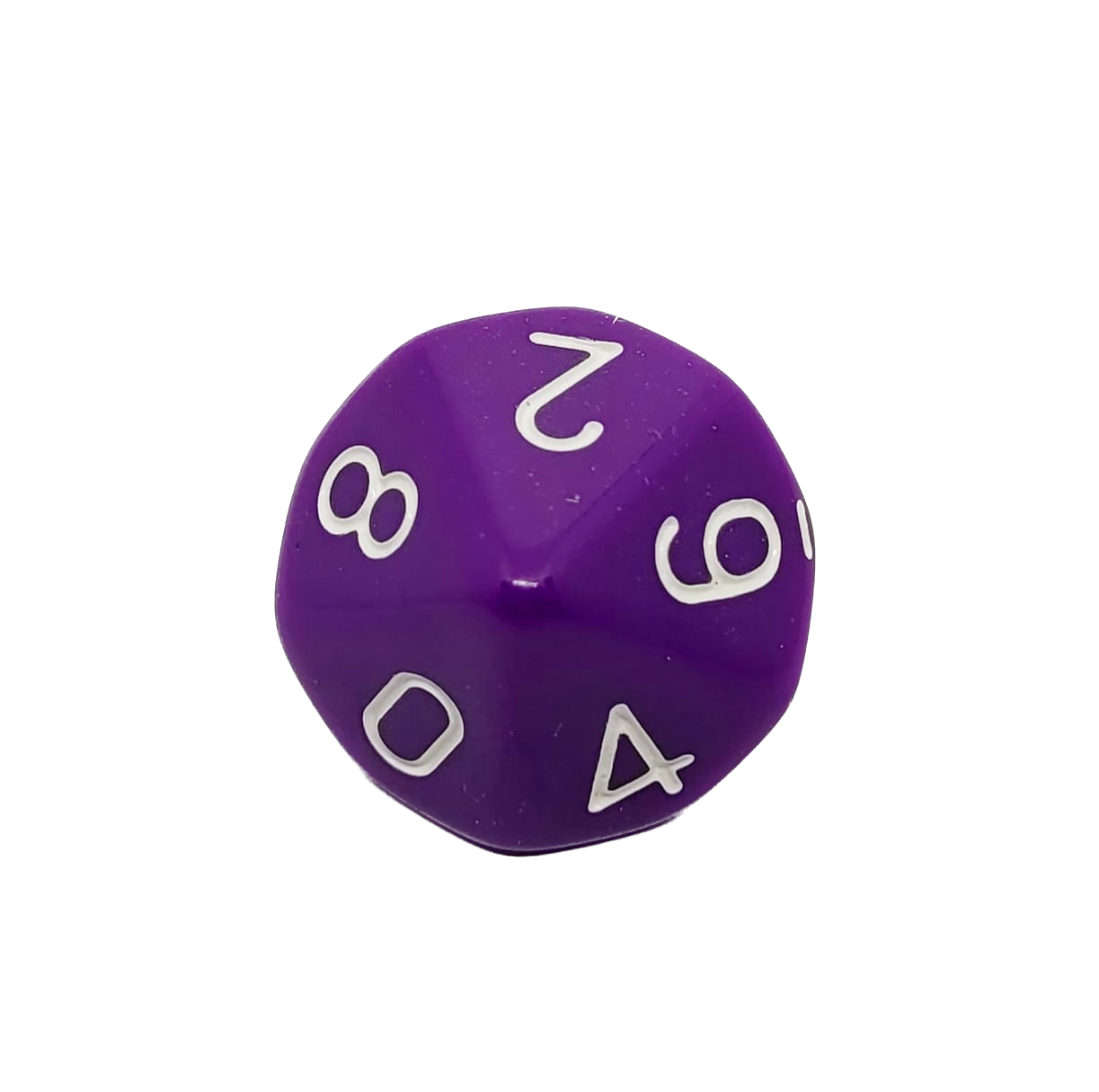D10 Würfel Lila/Weiß