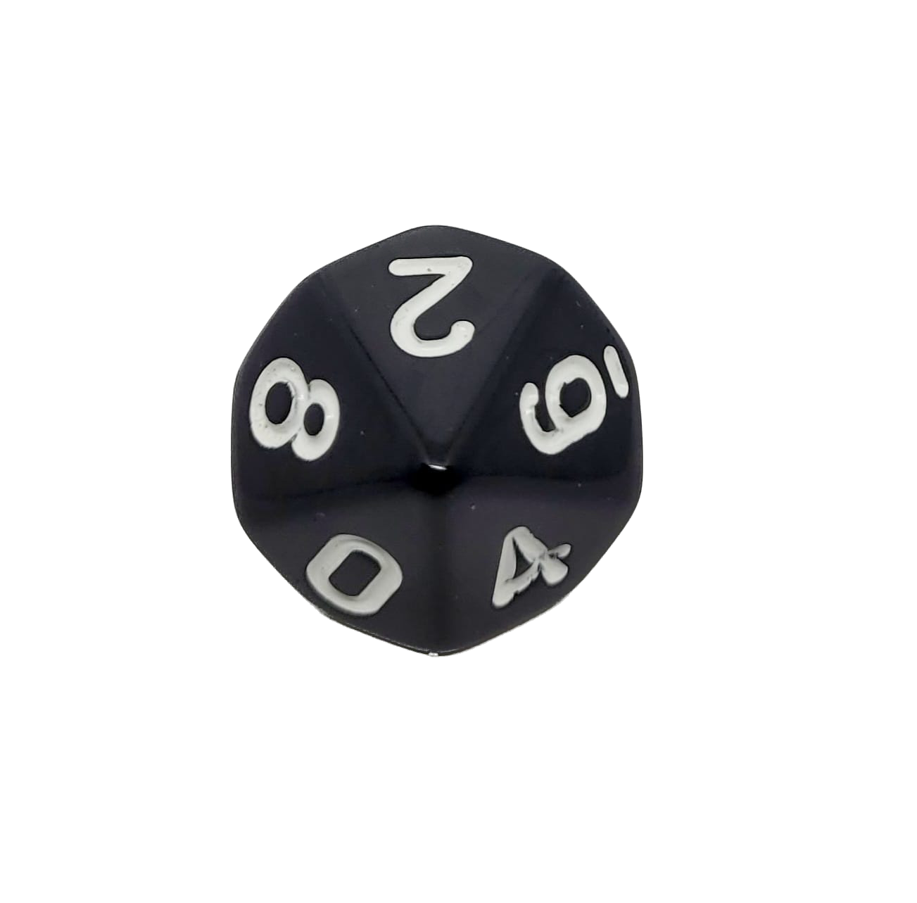 D10 Würfel Schwarz/Weiß