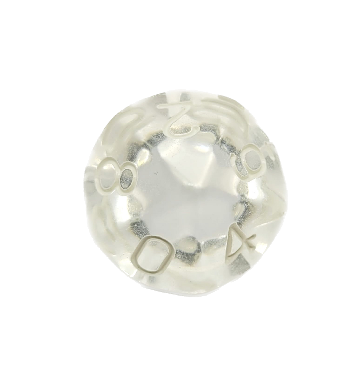 D10 Würfel Transparent Crystal