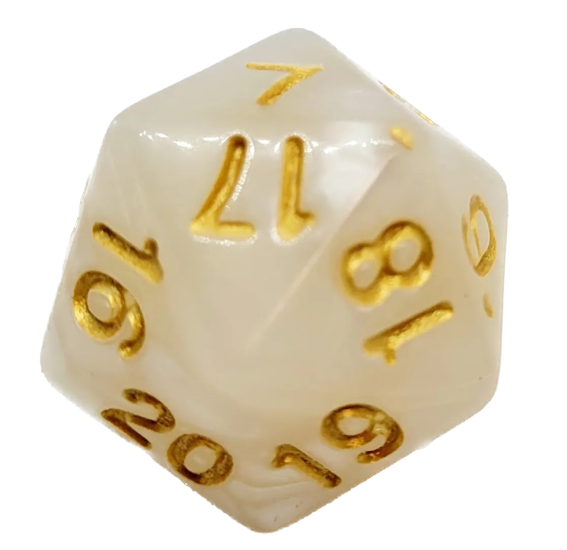 Spindown D20 White