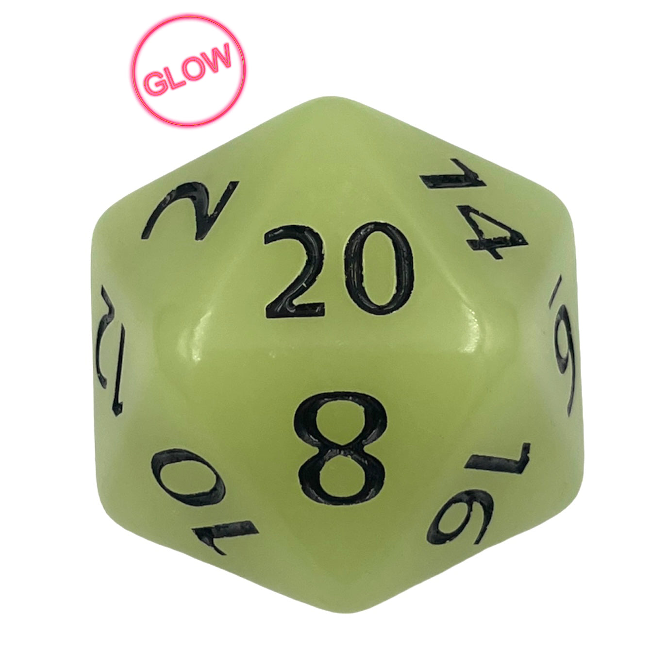 RPG Würfel 55mm D20 Weiß