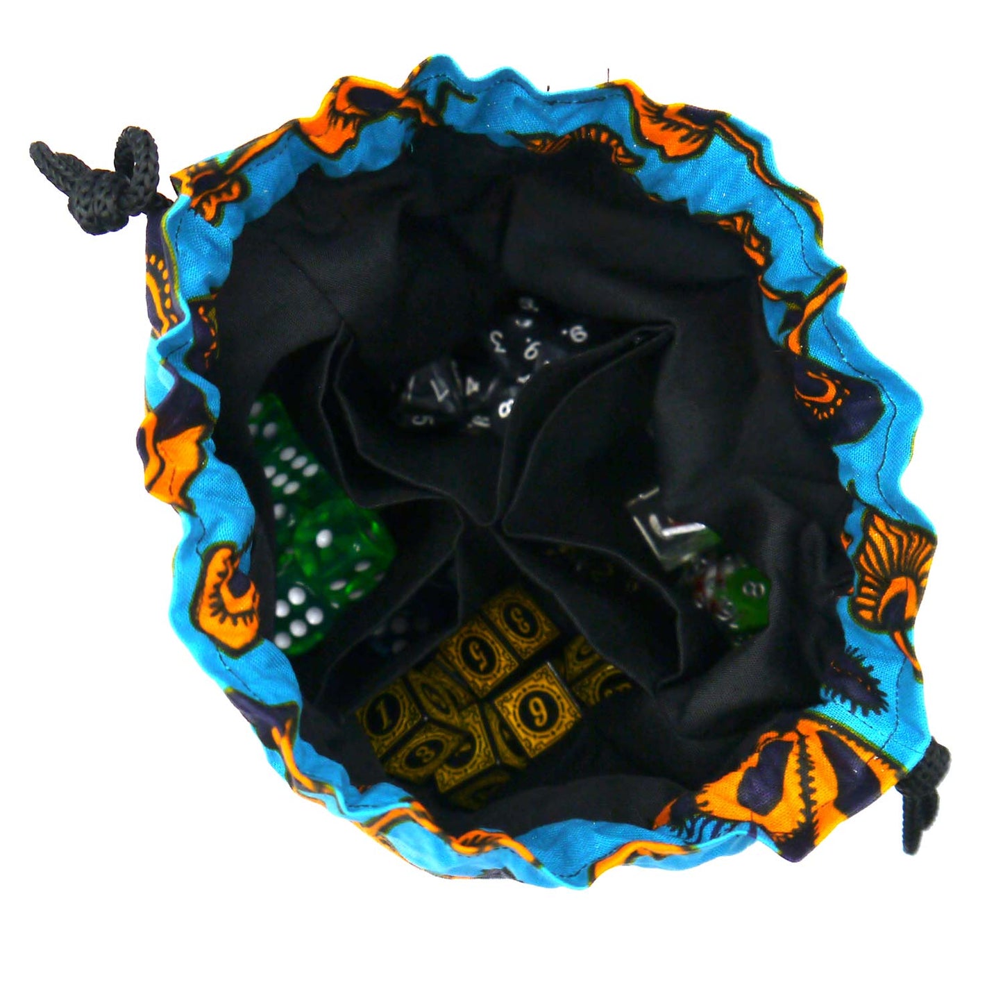 Würfelbeutel Blau-Orange von Lionbag