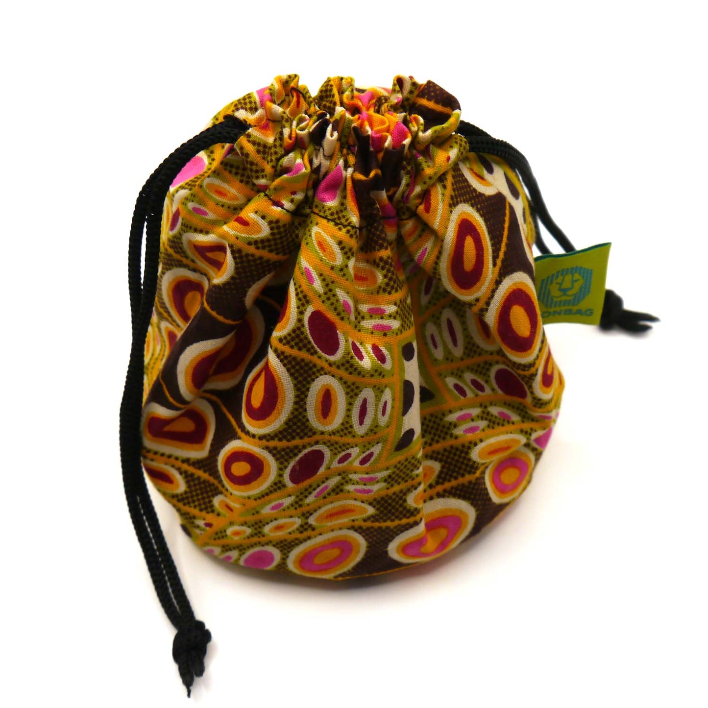 Würfelbeutel Braun-Bunt von Lionbag