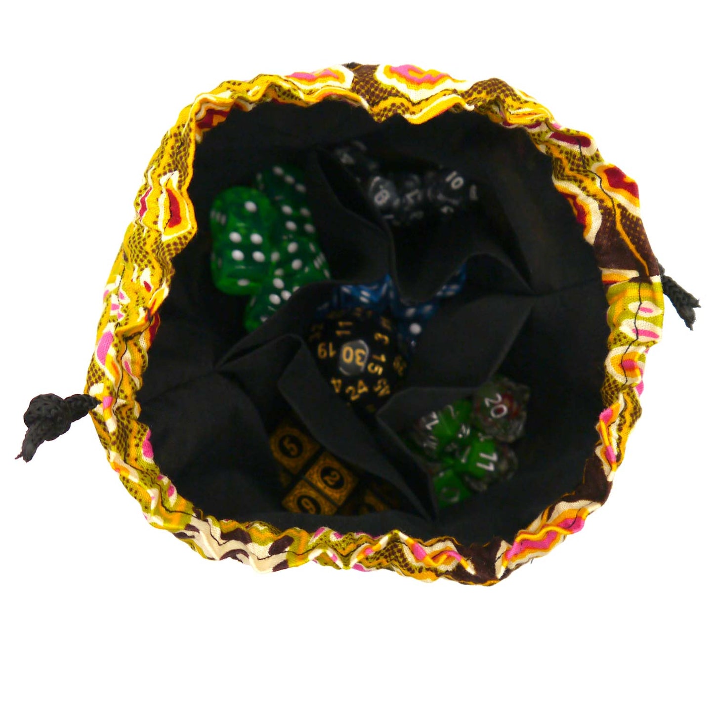 Würfelbeutel Braun-Bunt von Lionbag