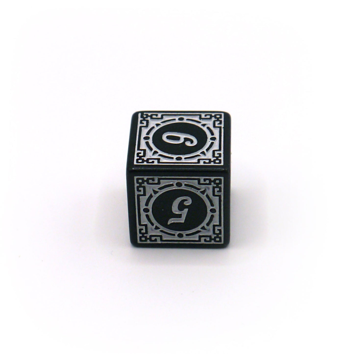 D6 Würfel Magic Flame: White