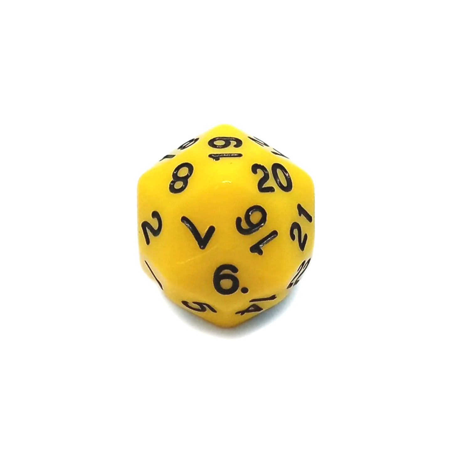 D30 Würfel Opaque Yellow