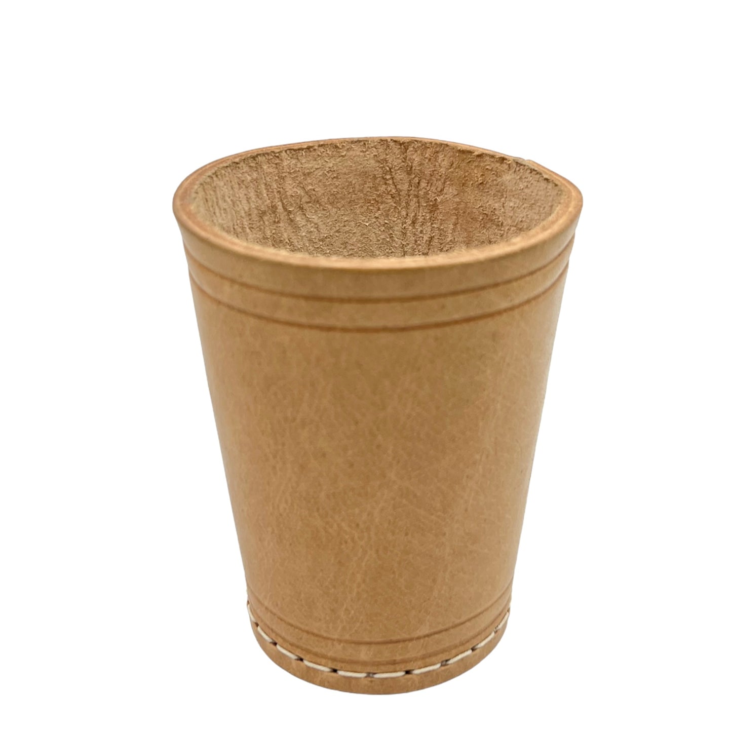 Würfelbecher Naturbraun