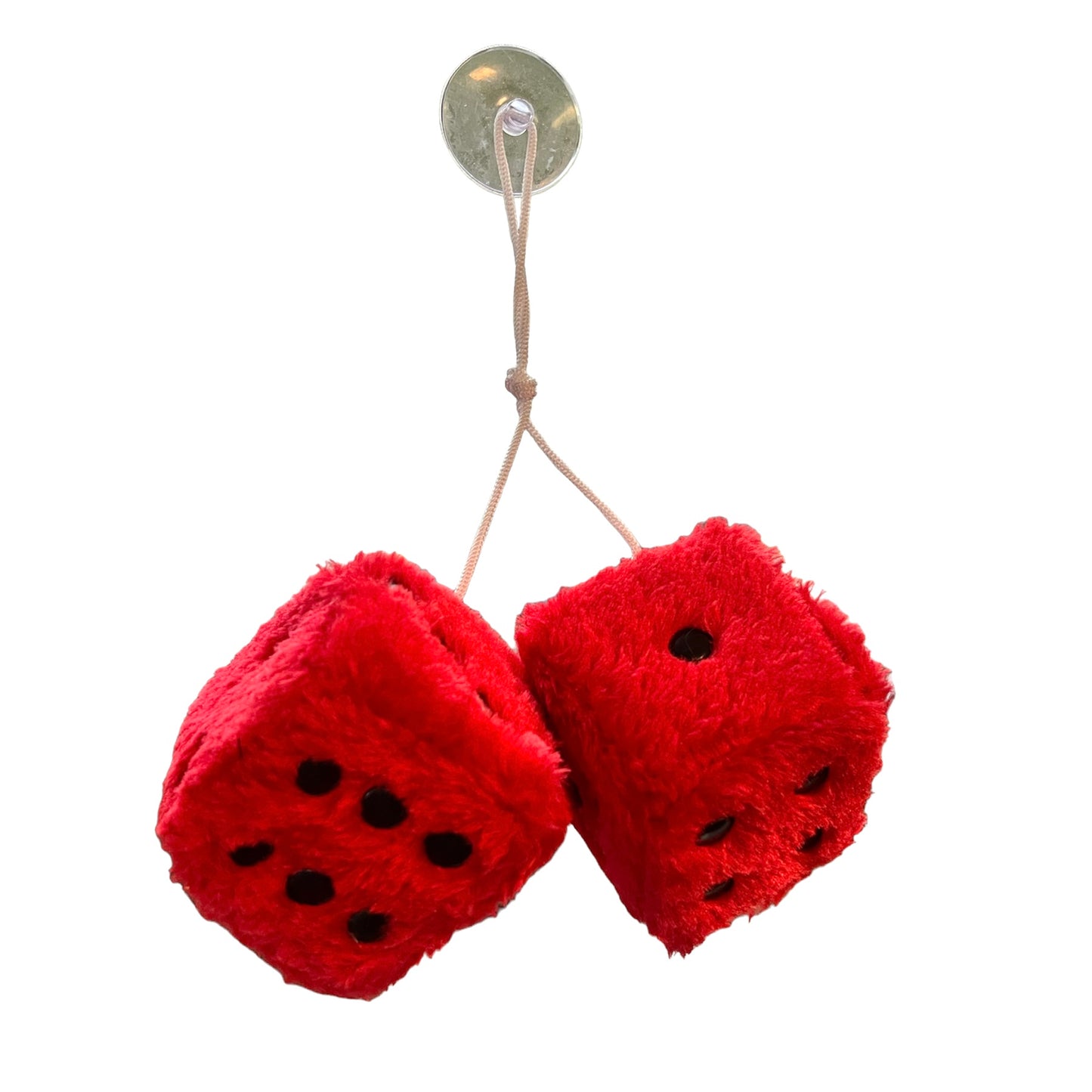 Plüschwürfel Rot