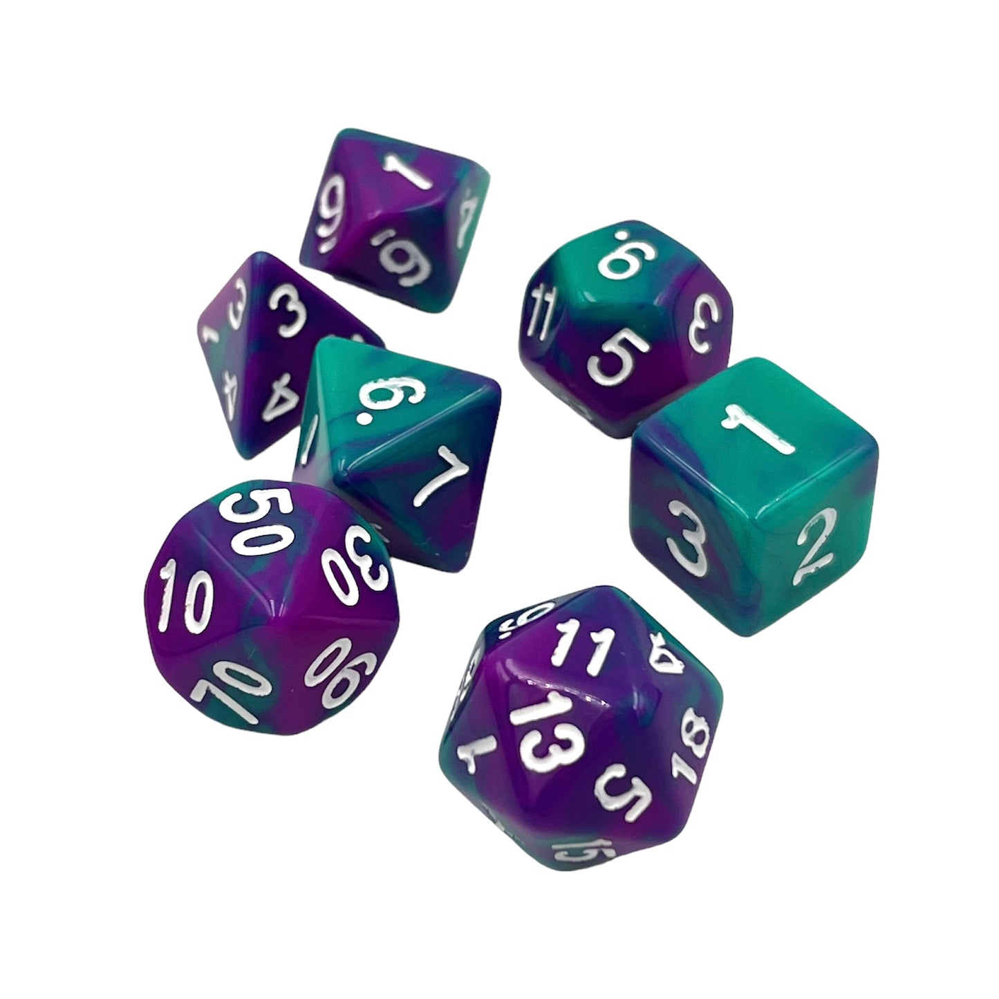 7-teiliges RPG Würfelset Mehrfarbig: The Joker