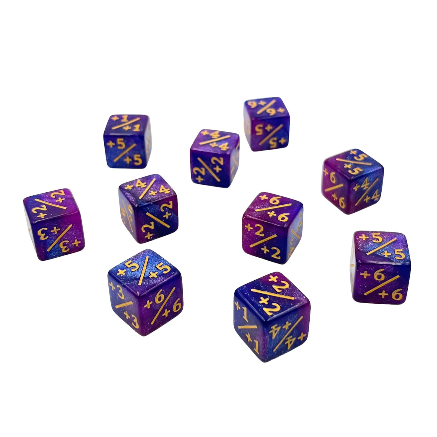 Counter +/- Powder Purple