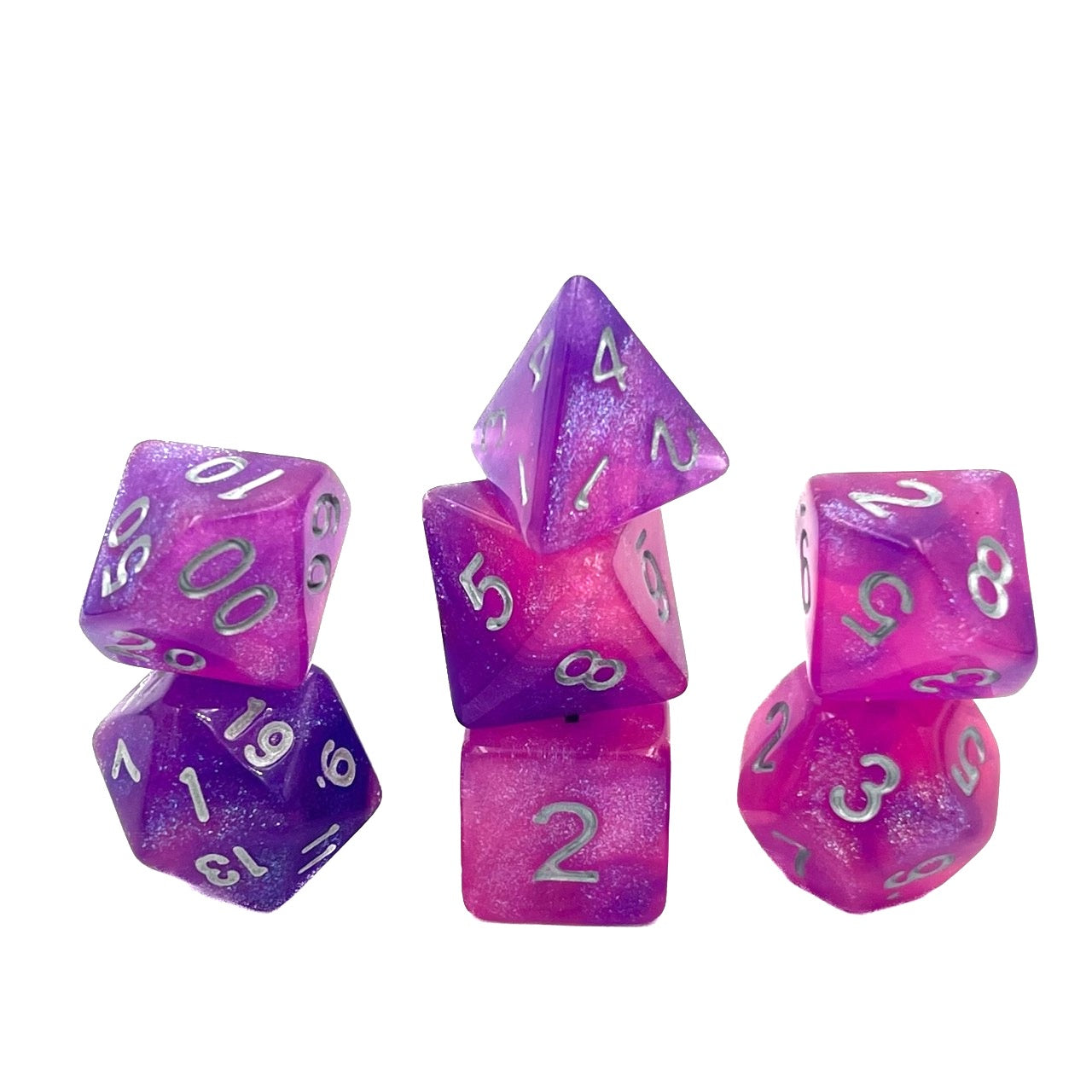 7-teiliges RPG Würfelset Galaxy: Carbon Stars