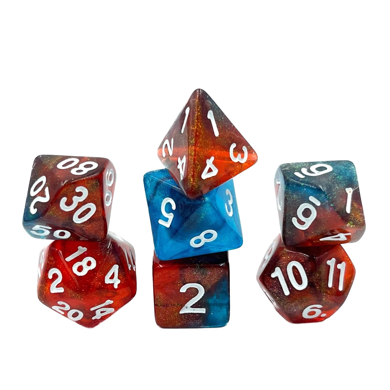 7-teiliges RPG Würfelset Galaxy: Cosmic Stars