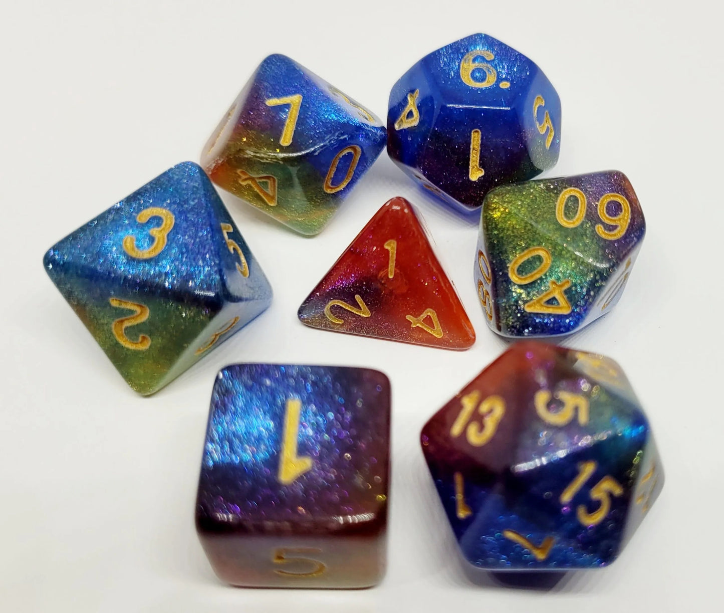 7-teiliges RPG Würfelset Galaxy: Circus