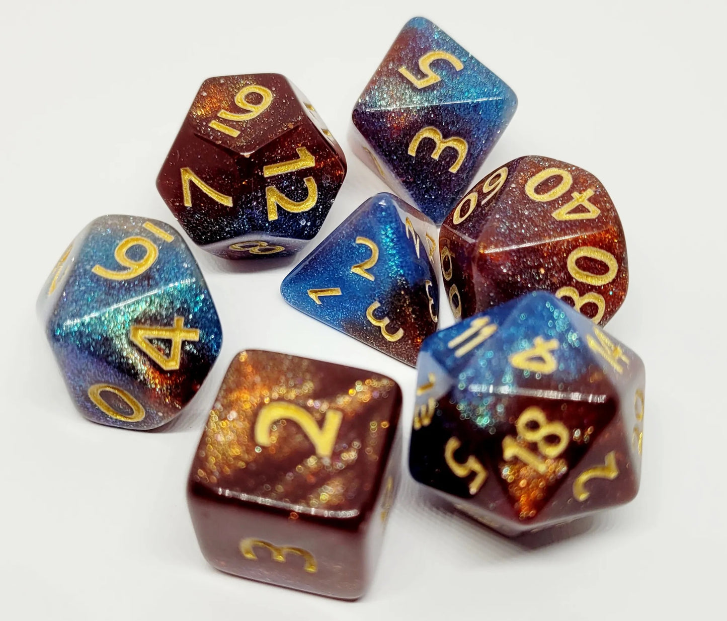 7-teiliges RPG Würfelset Galaxy: Red Nirvana