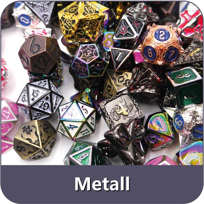 Mini-Würfel Set 7-teilig - Pink/schwarz Mit Zahlen, 10 Mm, Für D&D, Brettspiele, Acryl