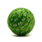 D100 Würfel Pearl Green
