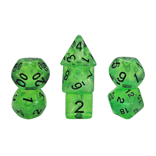7-teiliges RPG Würfelset Galaxy: Kiwi