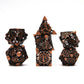 7-teiliges RPG Würfelset Metall: Hollow Throve Copper