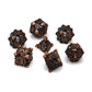 7-teiliges RPG Würfelset Metall: Hollow Throve Copper