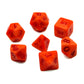 7-teiliges RPG Würfelset Mehrfarbig: Sweet Peach Gum