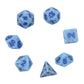 7-teiliges RPG Würfelset Mehrfarbig: Granite Blue
