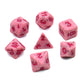 7-teiliges RPG Würfelset Mehrfarbig: Granite Pink