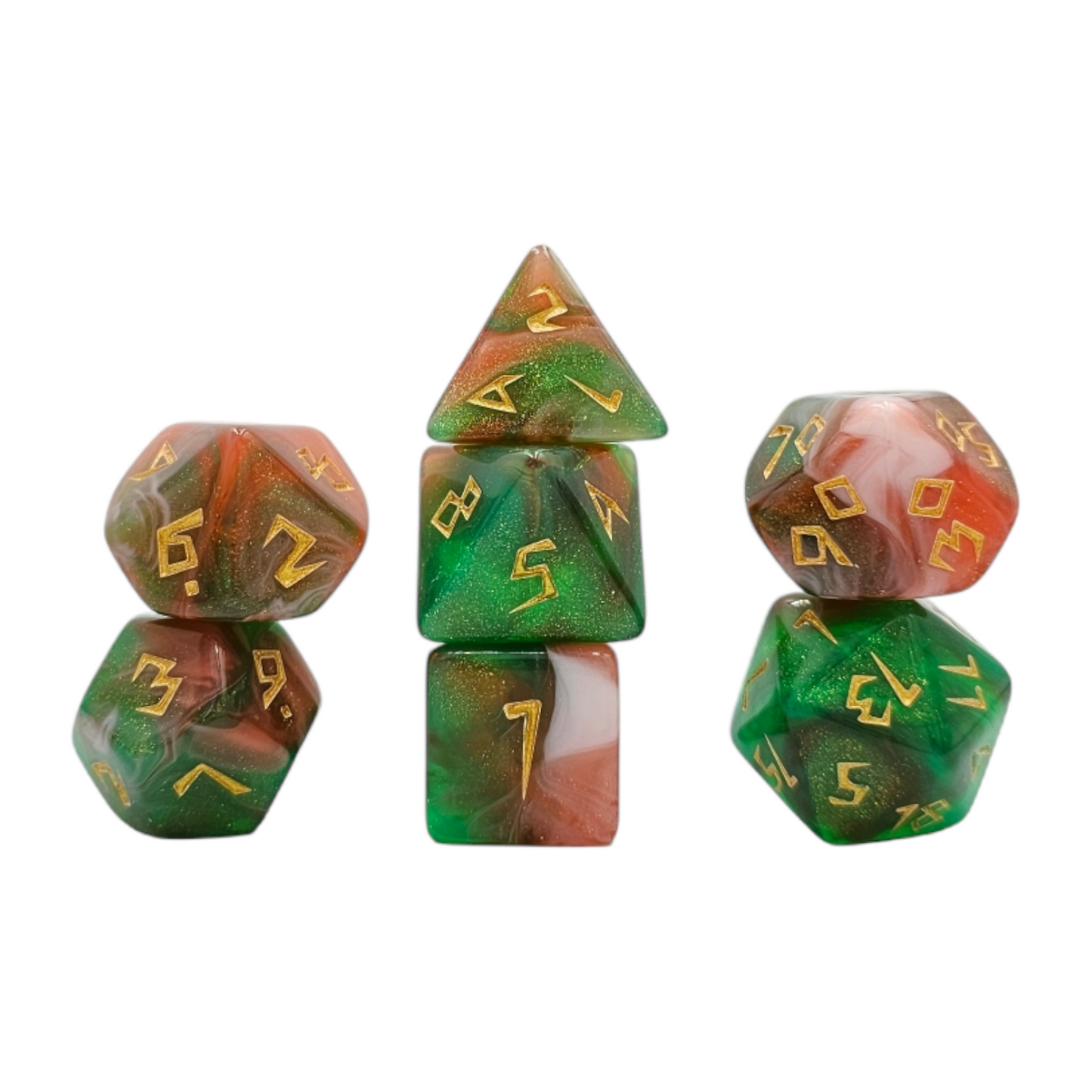 7-teiliges RPG Würfelset Galaxy: Rose