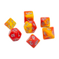 7-teiliges RPG Würfelset Mehrfarbig: Orange Joker