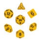 7-teiliges RPG Würfelset Opaque: Yellow