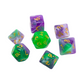 7-teiliges RPG Würfelset Galaxy: Orchidee