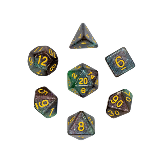 7-teiliges RPG Würfelset Galaxy: Witch