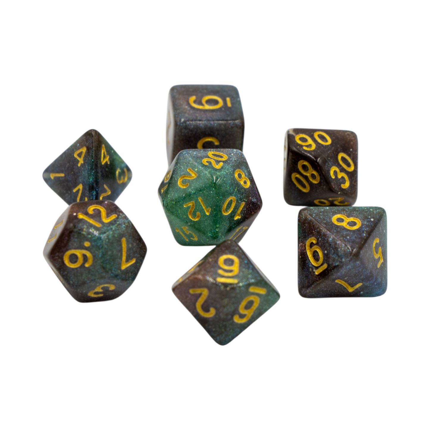 7-teiliges RPG Würfelset Galaxy: Witch