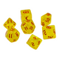7-teiliges RPG Würfelset Galaxy: Ginger