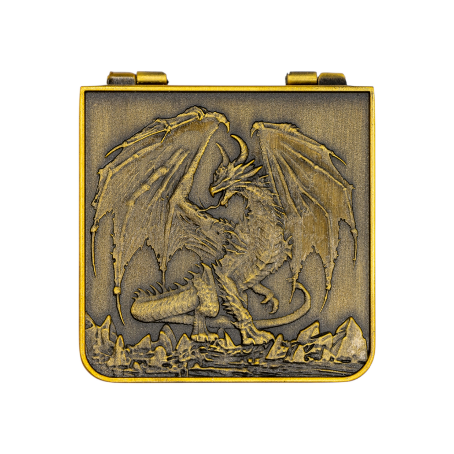 7-teiliges RPG Würfelset Metall: Spinning Gold