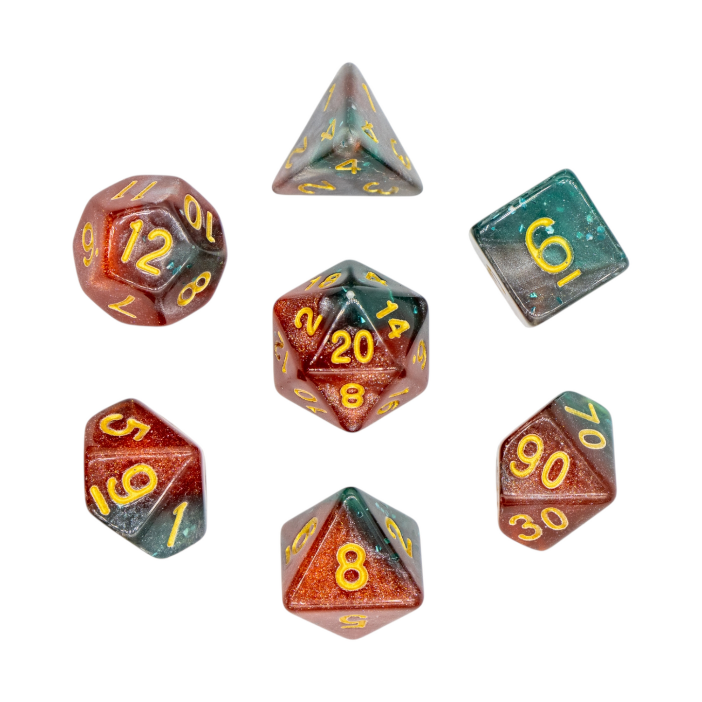 7-teiliges RPG Würfelset Galaxy: Prism