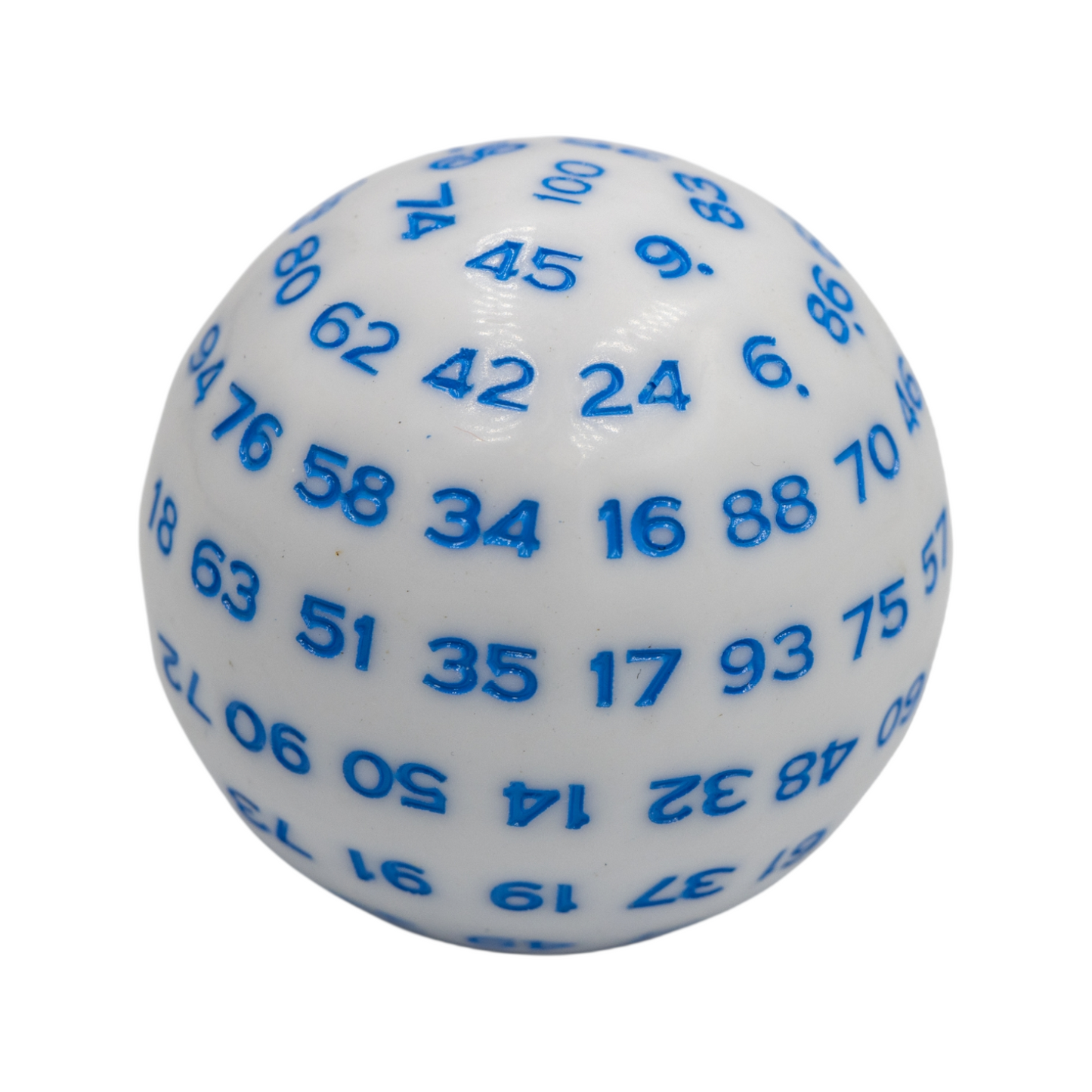 D100 Würfel White/Blue
