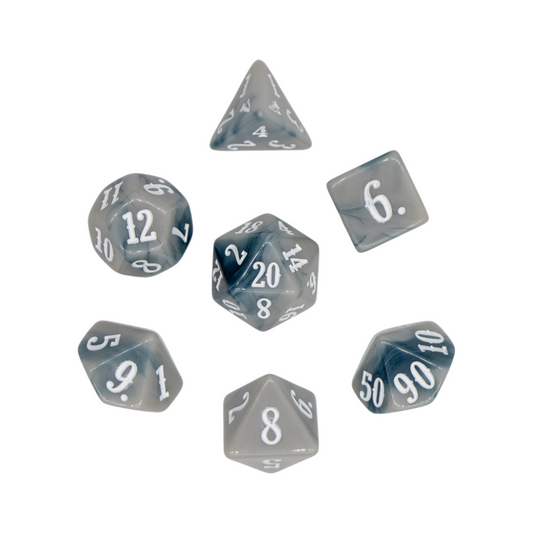 7-teiliges RPG Würfelset Mehrfarbig: Siam