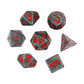 7-teiliges RPG Würfelset Galaxy: Graphite