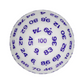 D100 Würfel White/Dark Blue