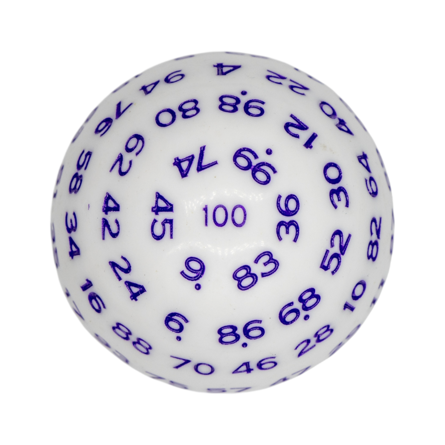 D100 Würfel White/Dark Blue