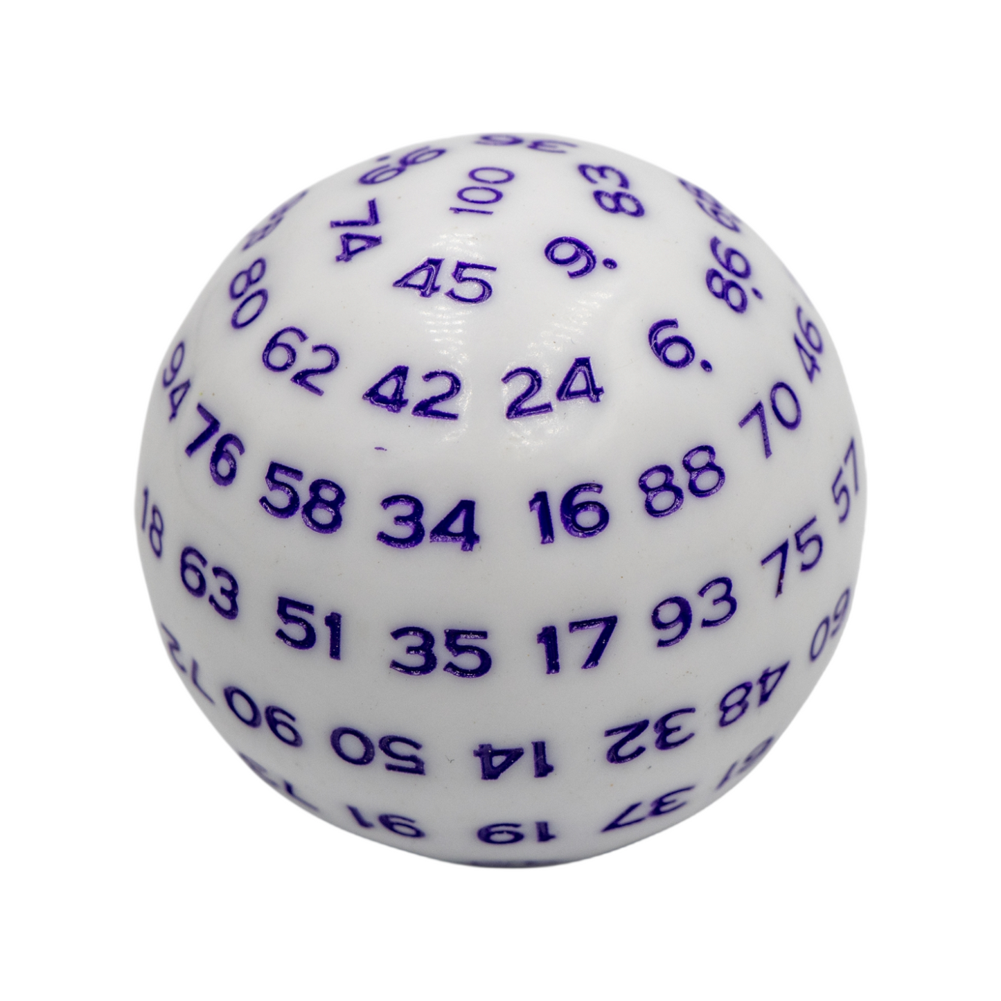 D100 Würfel White/Dark Blue
