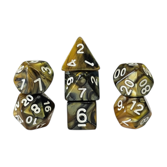 7-teiliges RPG Würfelset Mehrfarbig: Scotch