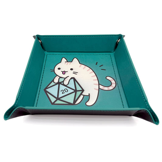 Würfelschale Cat türkis